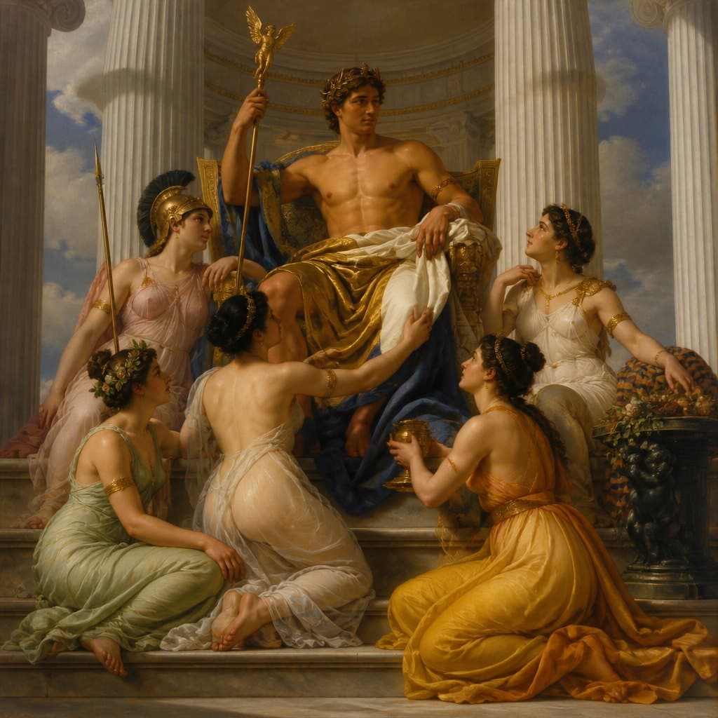 AI-generated image inspired by Academic Art