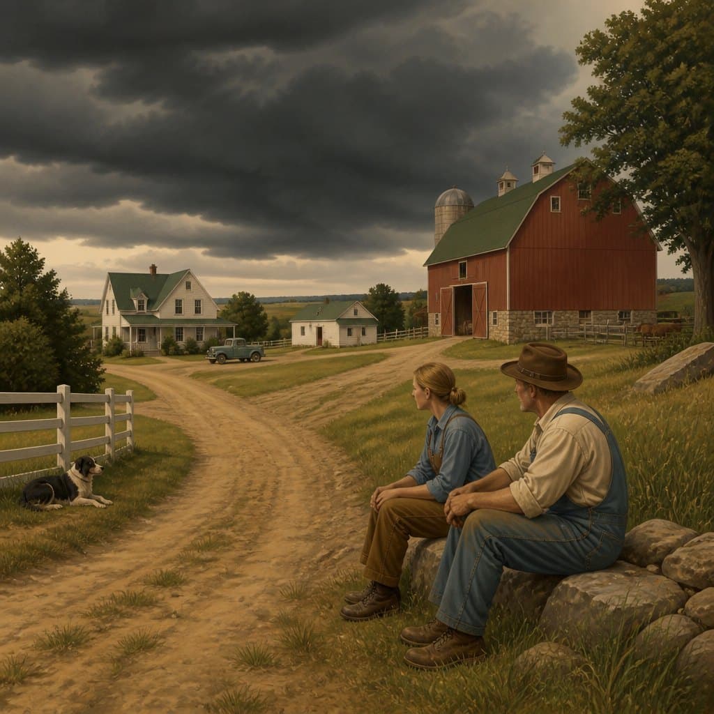 AI-generated image inspired by American Regionalism