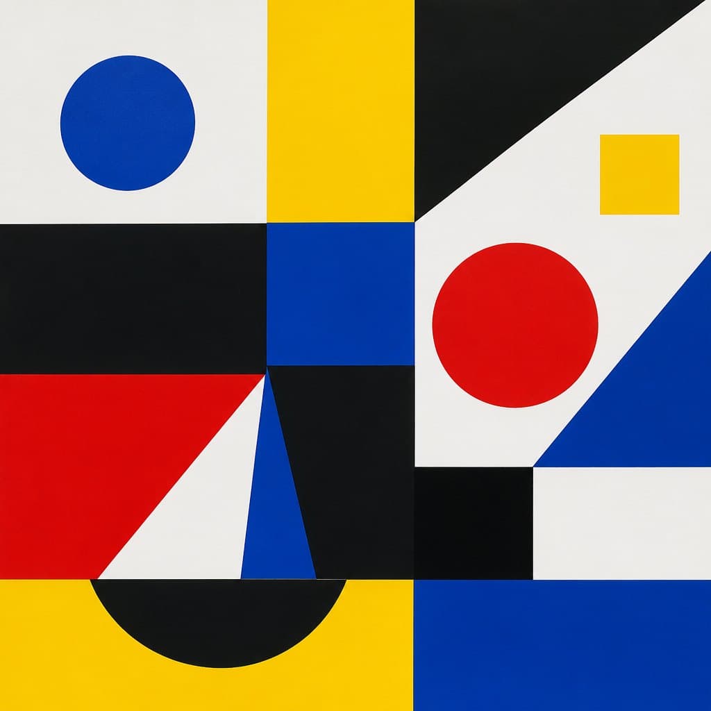 AI-generated image inspired by Bauhaus