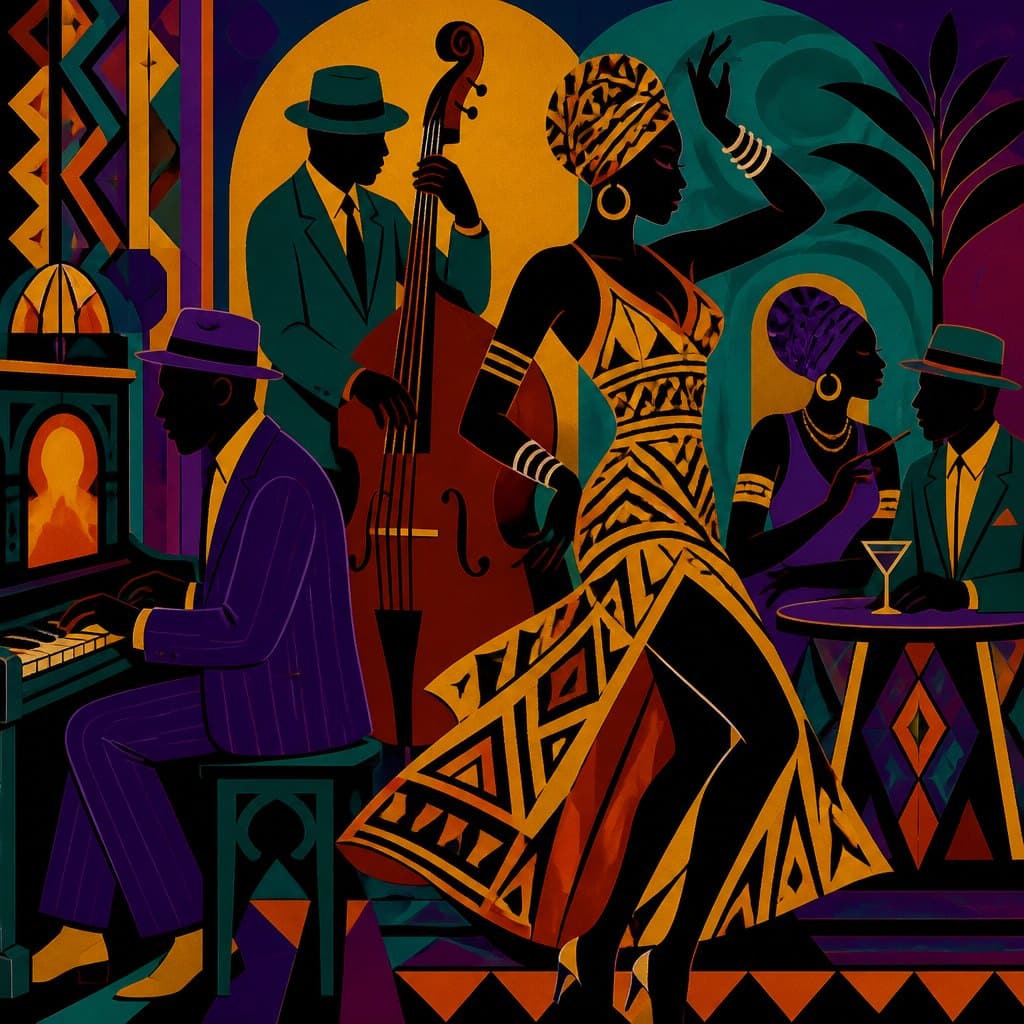 AI-generated image inspired by Harlem Renaissance