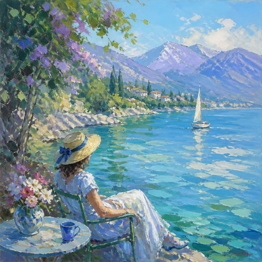 AI-generated image inspired by Impressionism