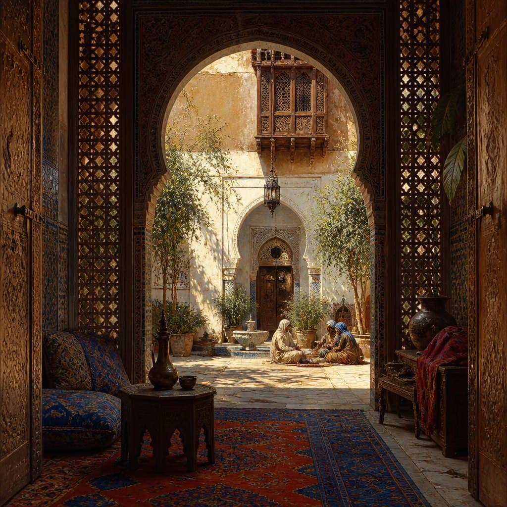 AI-generated image inspired by Orientalism