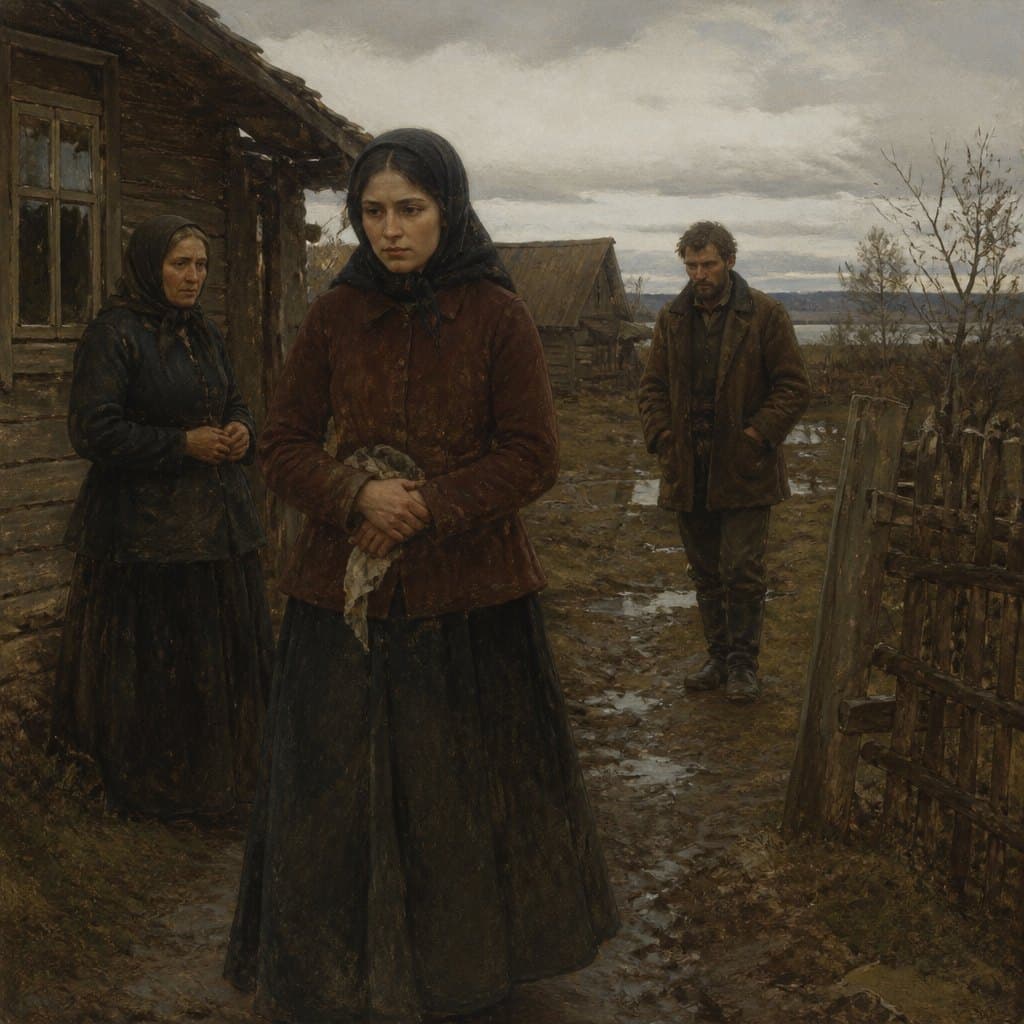 AI-generated image inspired by Peredvizhniki