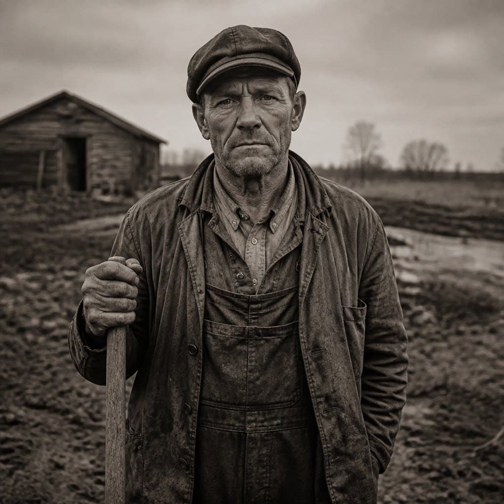 AI-generated image inspired by Social Realism