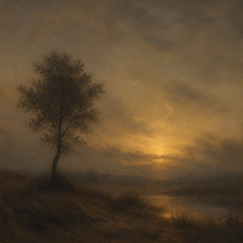 AI-generated image inspired by Tonalism