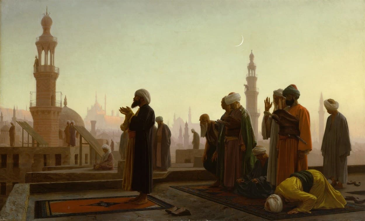 French:  La prière au CairePrayer in Cairotitle QS:P1476,fr:"La prière au Caire"label QS:Lfr,"La prière au Caire"label QS:Lru,"Молитва в Каире"label QS:Len,"Prayer in Cairo"label QS:Lar,"الصلاة في القاهرة" — Academic Art artwork