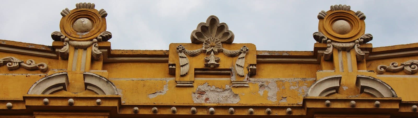Detalle Art Nouveau de una casa en Puebla — Art Nouveau artwork