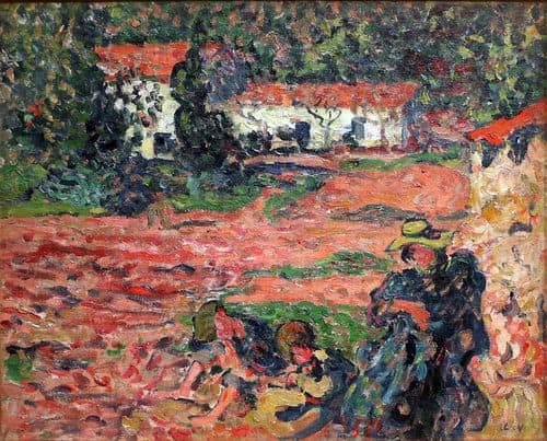 Fauve Landscapelabel QS:Len,"Fauve Landscape" — Fauvism