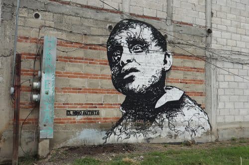 "El niño autista" — Graffiti Art