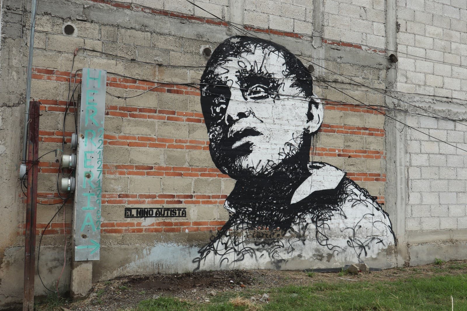 "El niño autista" — Graffiti Art artwork