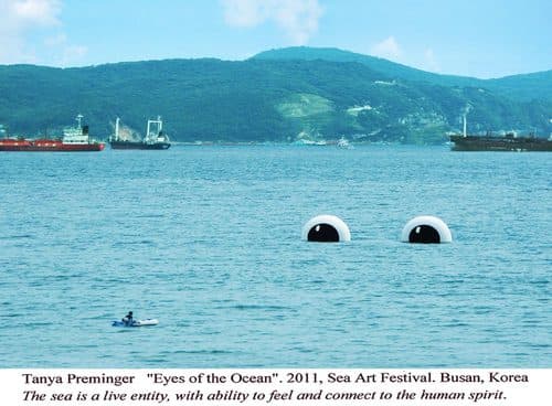 "Eyes of Ocean" -Tanya Preminger -installation — Land Art