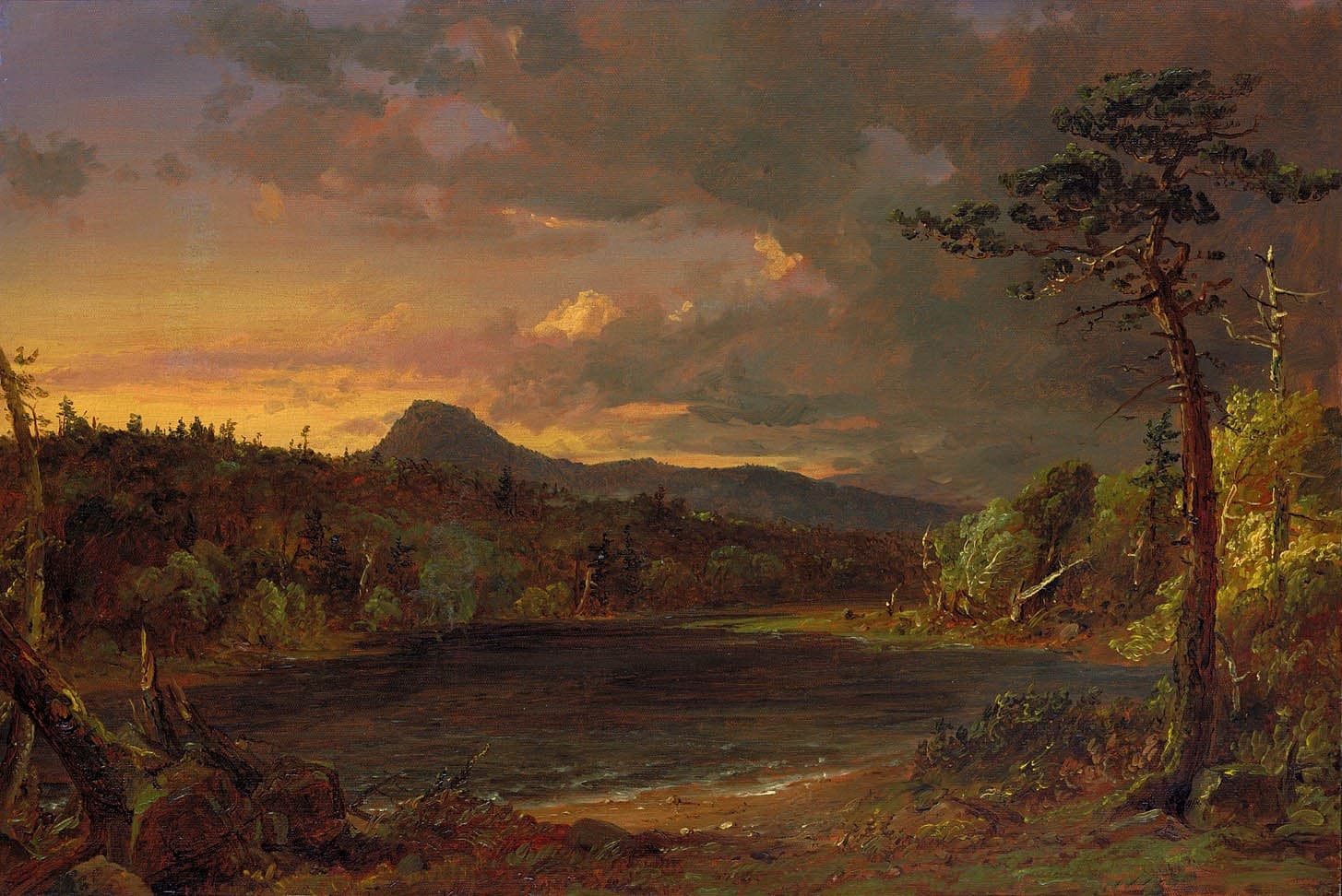Catskill Creek title QS:P1476,en:"Catskill Creek "label QS:Len,"Catskill Creek " — Luminism artwork