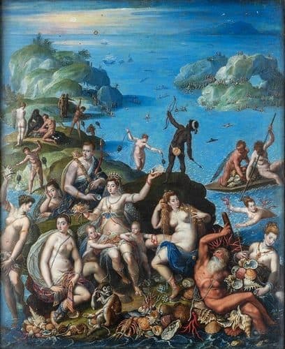 Coral Fishers (Discovery of America). — Mannerism