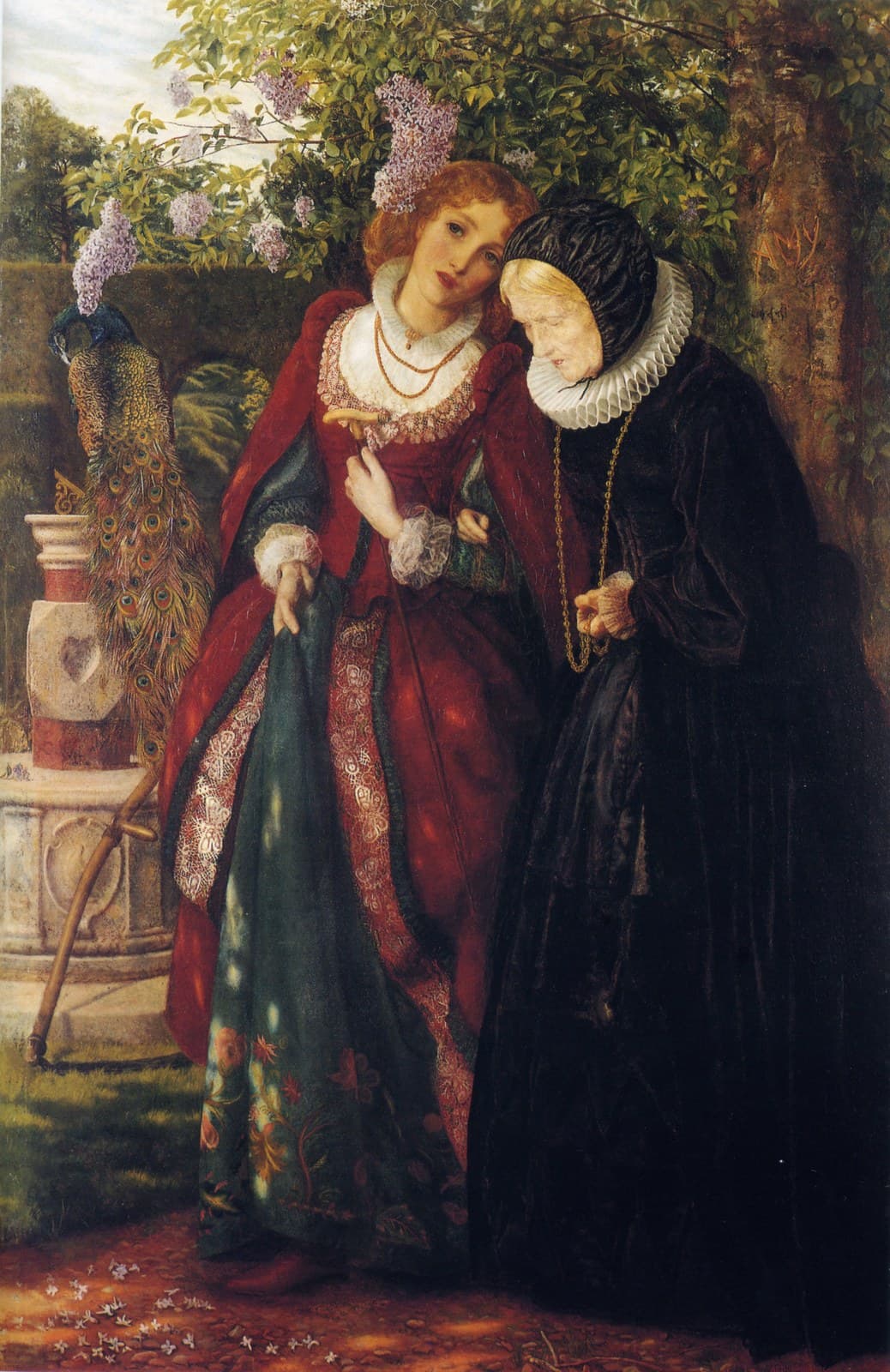 Silver and Goldlabel QS:Len,"Silver and Gold" — Pre-Raphaelite Brotherhood artwork