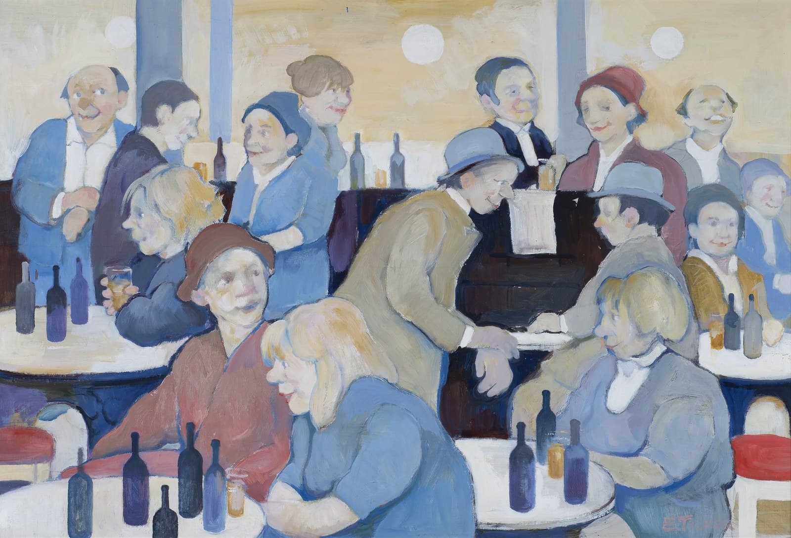 Eric Tucker 'Temptation' - wiki — Social Realism artwork