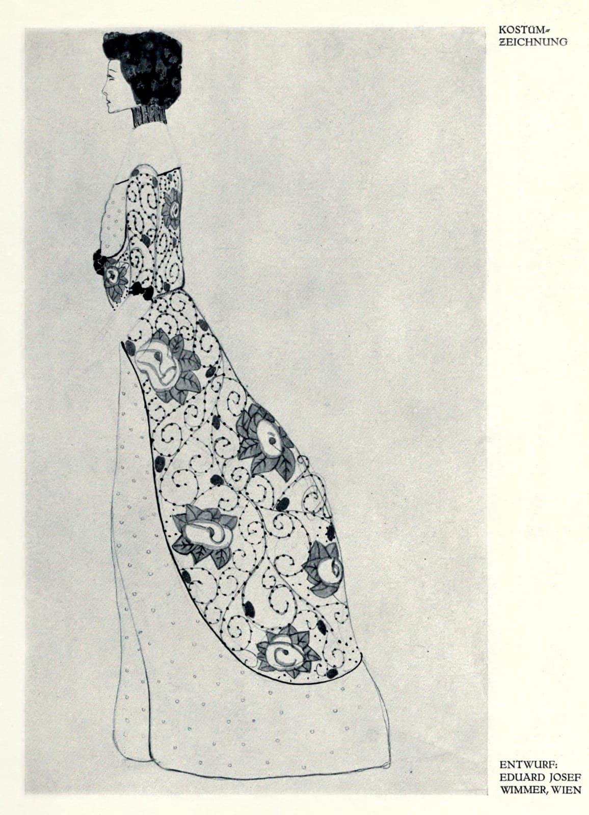 Costume Design by Eduard Josef Wimmer-Wisgrill — Vienna Secession artwork